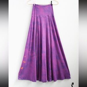 Orchid Moon Moth Maxi Skirt